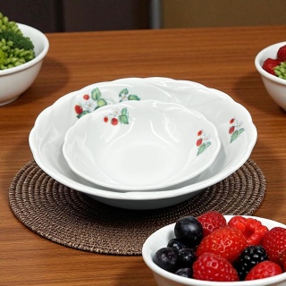 Komplet salaterek Poziomki