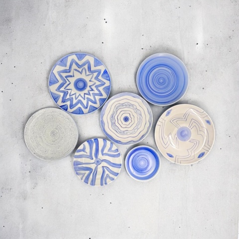 Patery ręcznie malowane porcelana